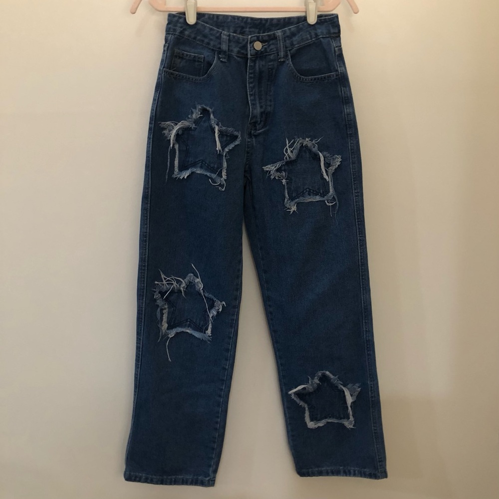 Star Design Size Small Regular Length Jeans